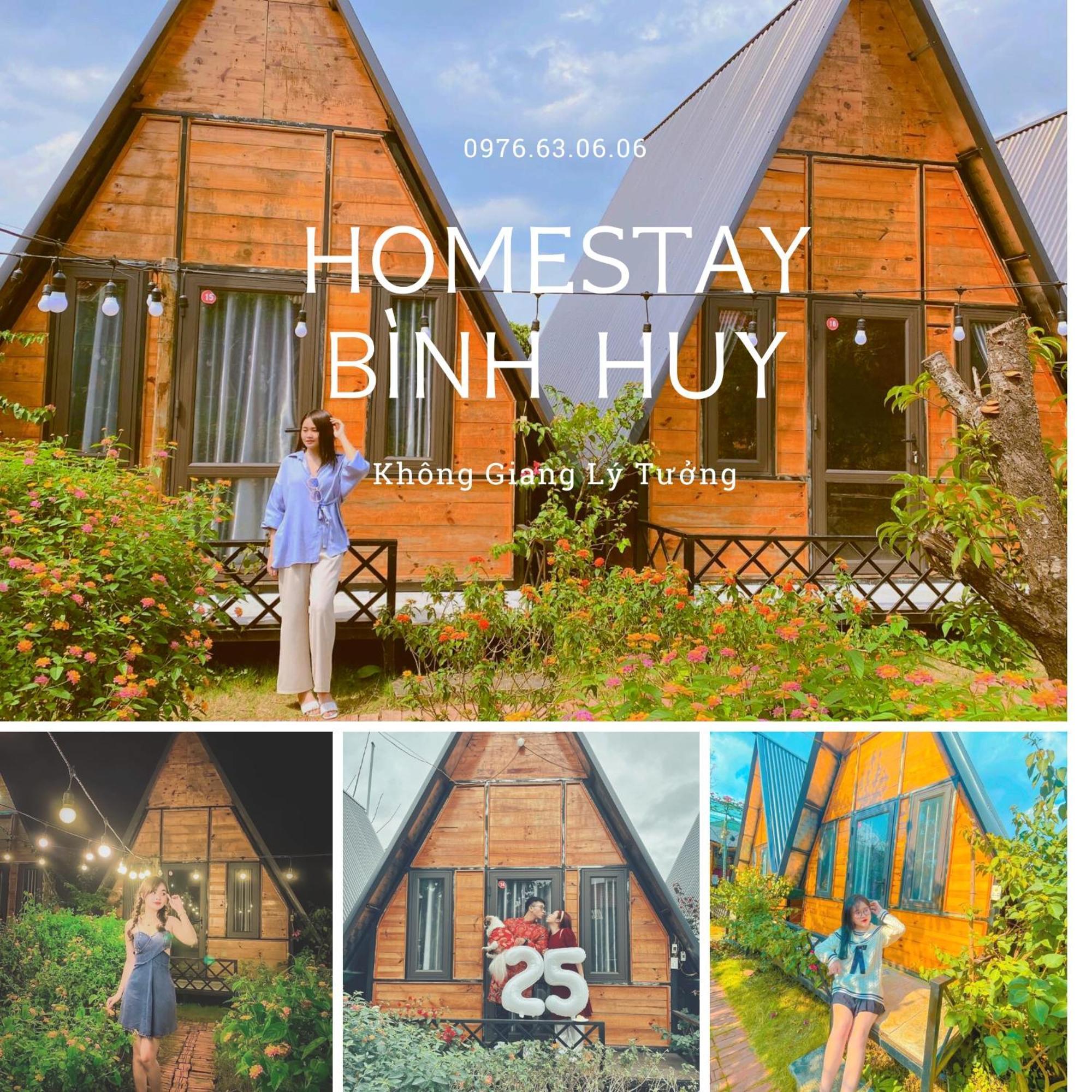 Bugalow Binh Huy Homestay Moc Chau Luaran gambar